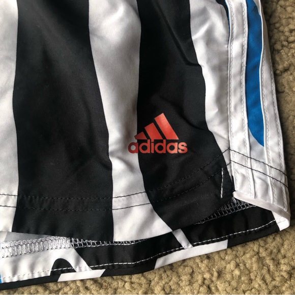 Adidas Black White and Blue running shorts - Picture 4 of 11